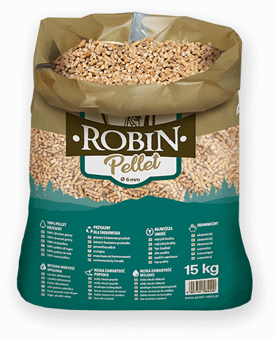 worek pelletu opałowego Robin do kupienia w Myszkowie lub sklepie internetowym